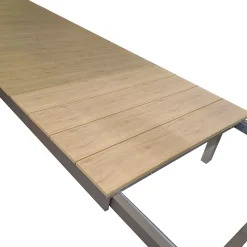 Vendita online di TAVOLO ALL. CM 204X95 ALLUMINIO TAUPE E POLYWOOD