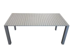 Vendita online di TAVOLO ALL CM 180X90 IN ALLUMINIO CHAMPAGNE