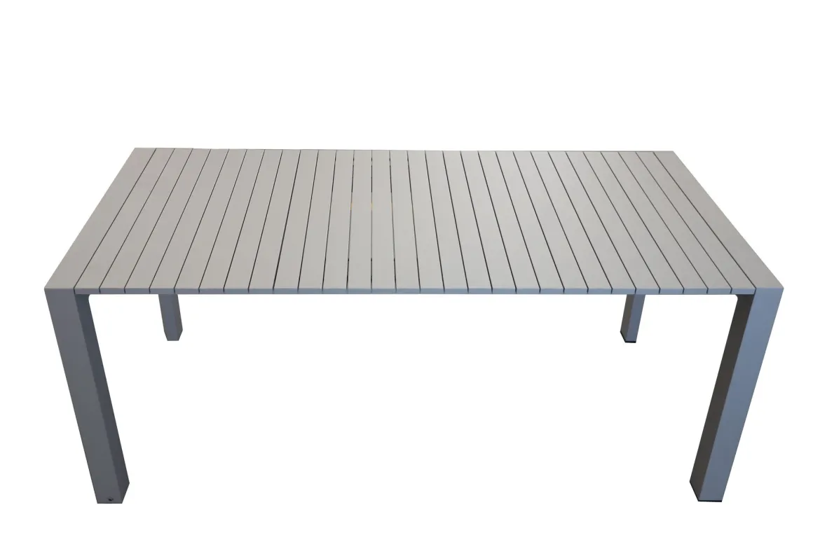 Vendita online di TAVOLO ALL CM 180X90 IN ALLUMINIO CHAMPAGNE