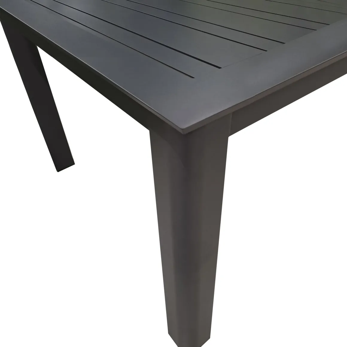 Vendita online di TAVOLO ALL. CM 266X110 H. 75 ALLUMINIO ANTRACITE