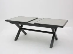 Vendita online di TAVOLO ALL. 180X90 CM IN ALLUMINIO ANTRACITE