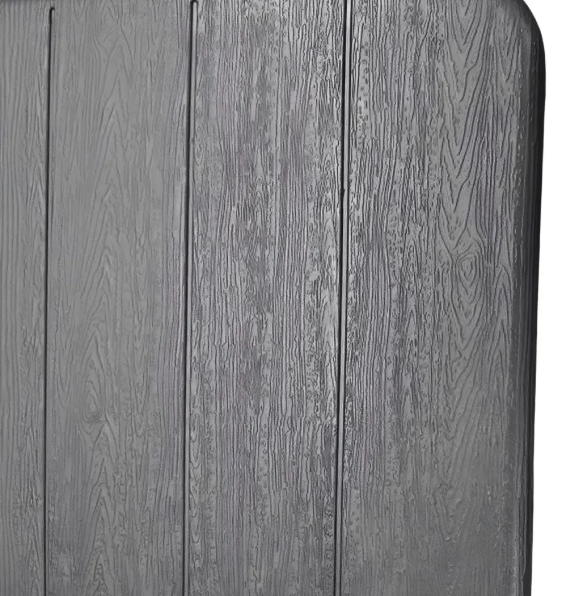 Vendita online di TAVOLO CM 78X78 METALLO BIANCO E PLASTICA EFFETTO LEGNO ANTRACITE