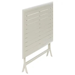 Vendita online di TAVOLO PIEGHEVOLE AZUA CM 110X71 ALLUMINIO ARGILLA