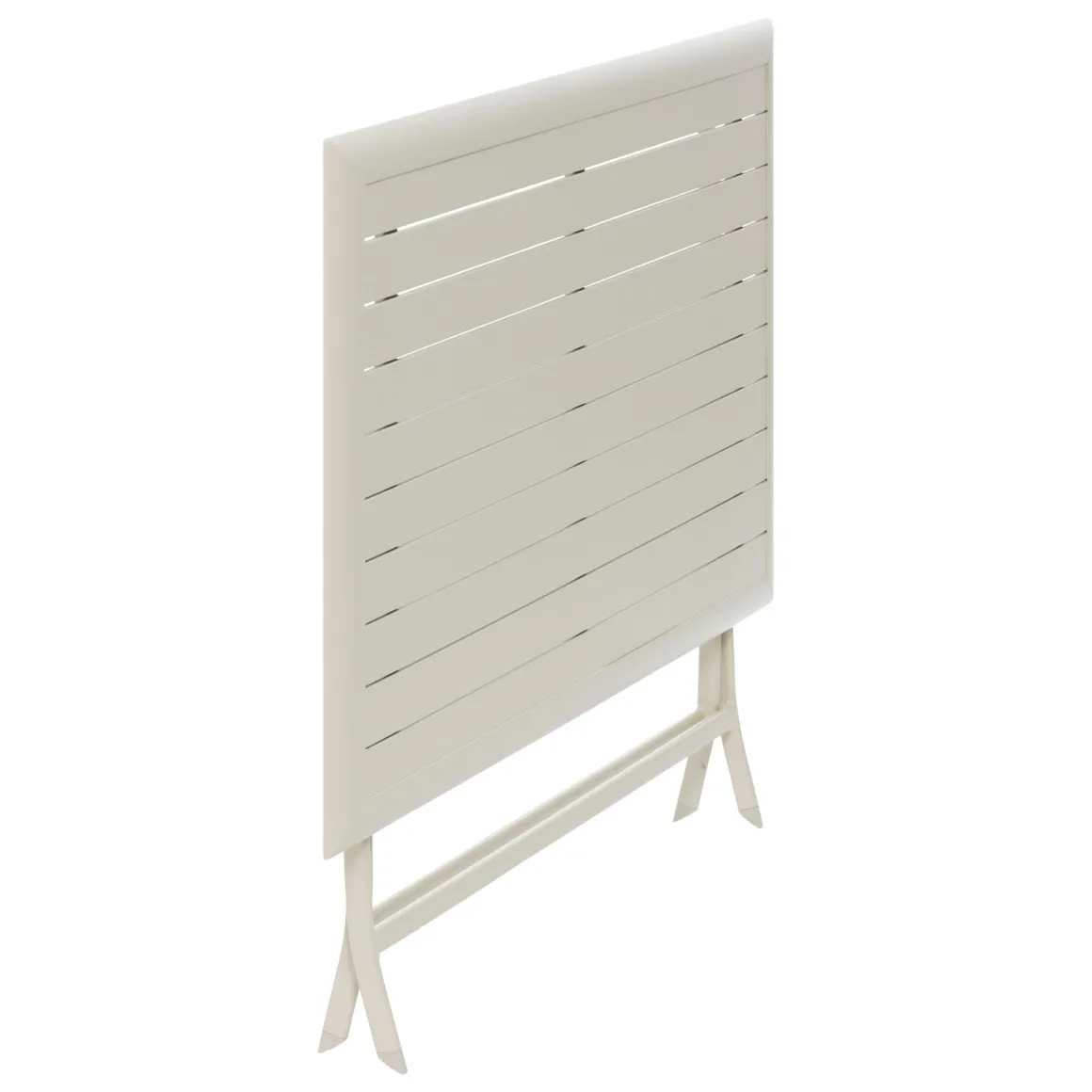 Vendita online di TAVOLO PIEGHEVOLE AZUA CM 110X71 ALLUMINIO ARGILLA
