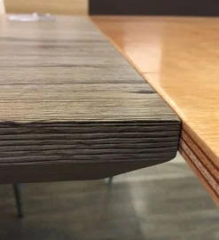 Vendita online di TAVOLO PROLUNGA CM 120X80 IN METALLO E LARICE