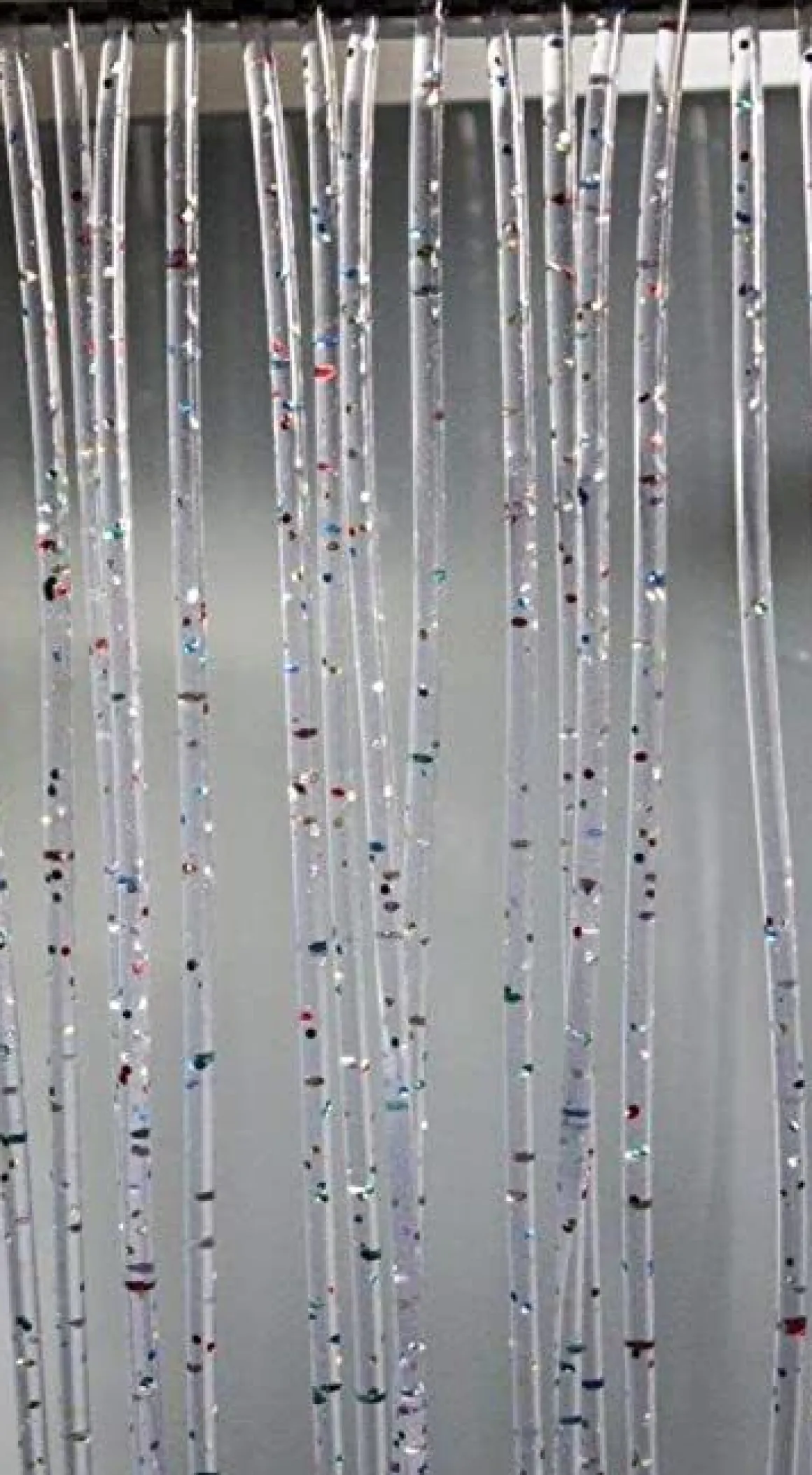 Vendita online di TENDA AZALEA IN PVC TRASPARENTE CON GLITTER MULTICOLOR 100X200CM