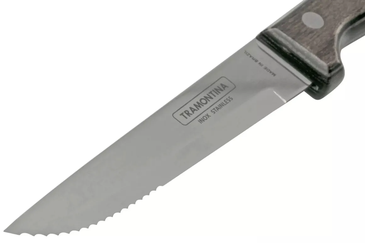 Vendita online di TRAMONTINA - SET 4 POSATE DA BARBECUE IN ACCIAIO INOX E LEGNO