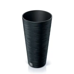 Vendita online di VASO FURU SLIM 15.5LT 25X25 H.48CM IN PLASTICA ANTRACITE