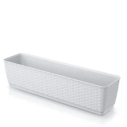 Vendita online di VASO RATOLLA 59X15,4X14,2CM BIANCO