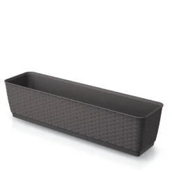 Vendita online di VASO RATOLLA CASE P 59X15,4X14,2CM TERRA D'OMBRA