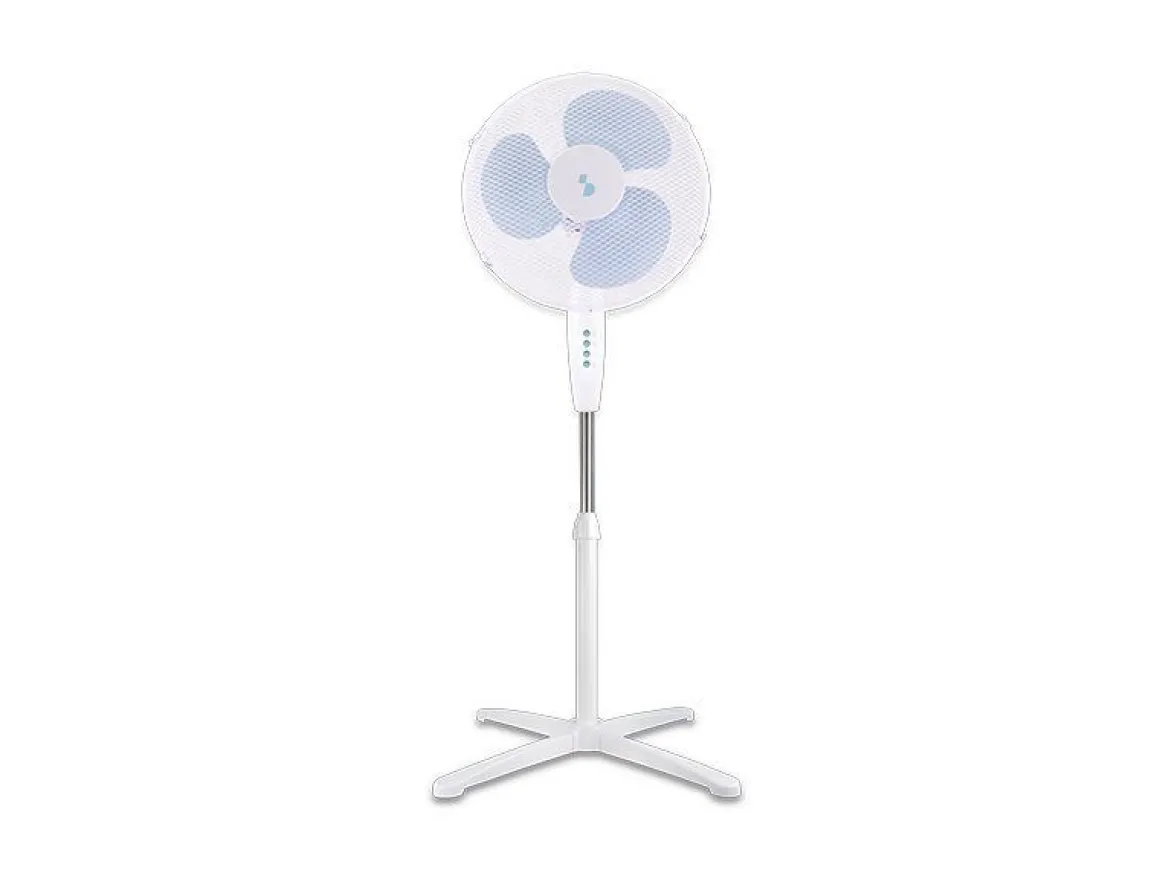 VENTILATORE A PIANTANA 3 PALE CLICK AND CLACK BIANCO