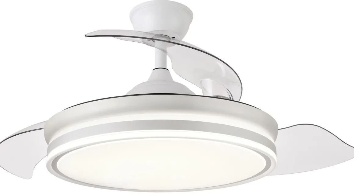 VENTILATORE DA SOFFITTO A LED DIAM. 107CM BIANCO