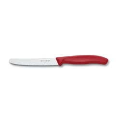 VICTORINOX - COLTELLO DA TAVOLA ONDULATO ROSSO LINEA SWISS CLASSIC 11CM