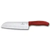 VICTORINOX - COLTELLO SANTOKU LINEA SWISS CLASSIC 17CM ROSSO