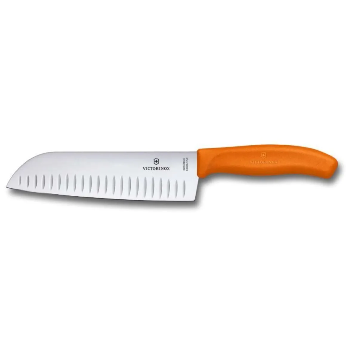 VICTORINOX - COLTELLO SANTOKU LINEA SWISS CLASSIC 17CM ARANCIO
