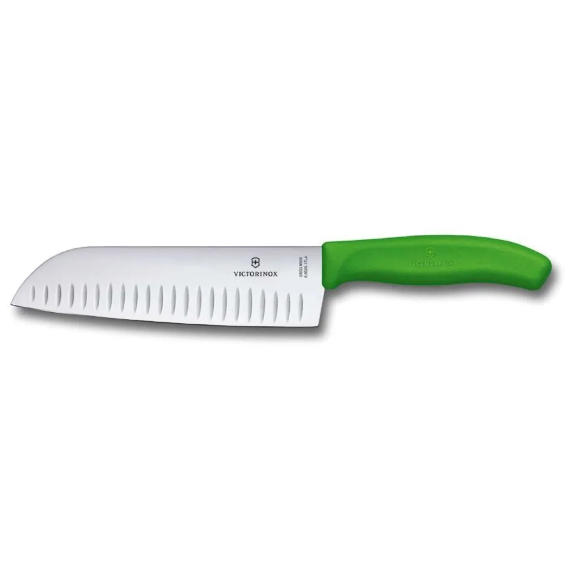 VICTORINOX - COLTELLO SANTOKU LINEA SWISS CLASSIC 17CM VERDE