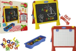 VITAMINA G - LAVAGNA MAGNETICA 2 IN 1 82PZ CON LETTERE/NUMERI E GESSO: vendita online VITAMINA G - LAVAGNA MAGNETICA 2 IN 1 82PZ CON LETTERE/NUMERI E GESSO in offerta