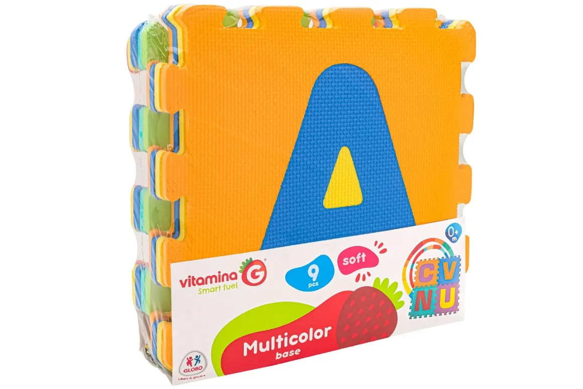 VITAMINA G - MATTONELLE PUZZLE LETTERE 9 PEZZI 10MM 32X32CM: vendita online VITAMINA G - MATTONELLE PUZZLE LETTERE 9 PEZZI 10MM 32X32CM in offerta