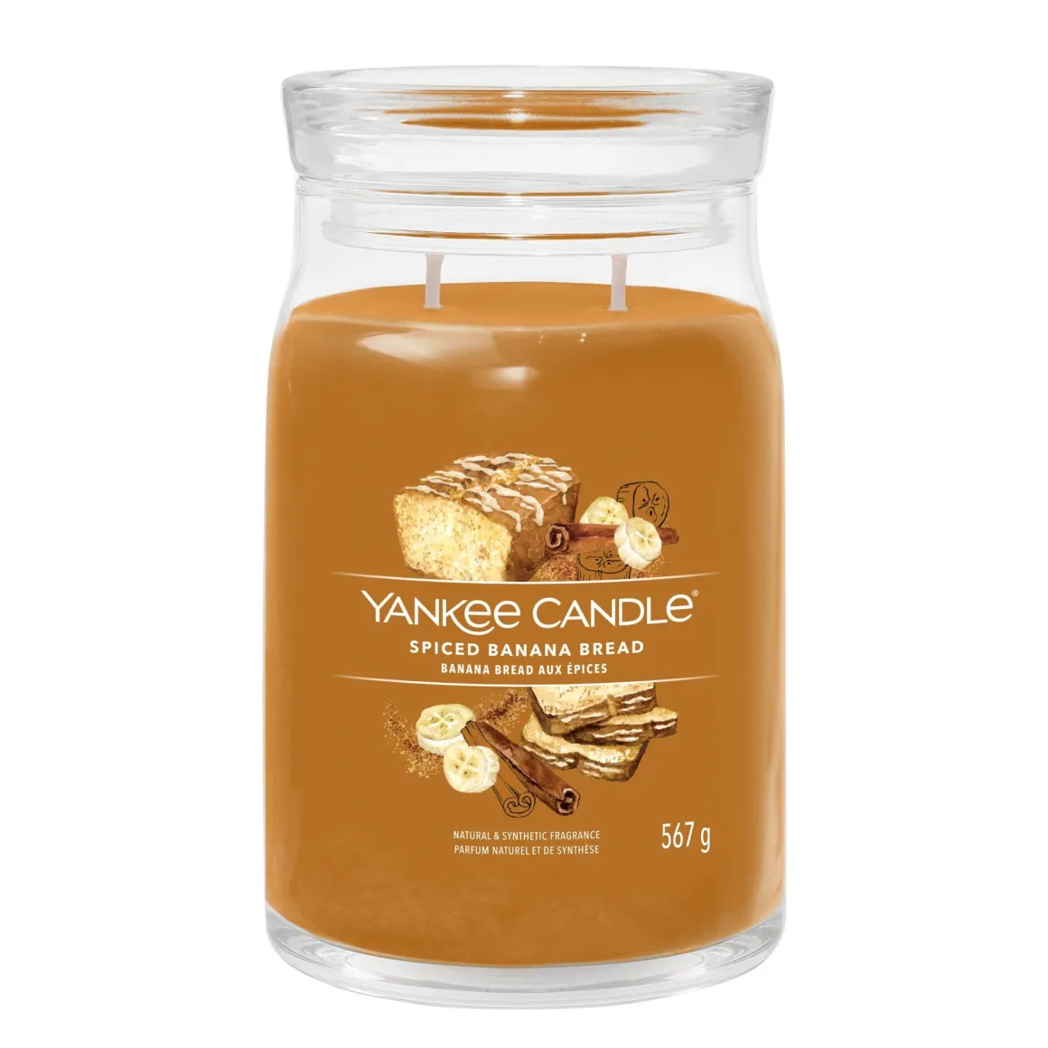 YANKEE CANDLE - GIARA GRANDE 2 STOPPINI SPICED BANANA BREAD: vendita online YANKEE CANDLE - GIARA GRANDE 2 STOPPINI SPICED BANANA BREAD in offerta