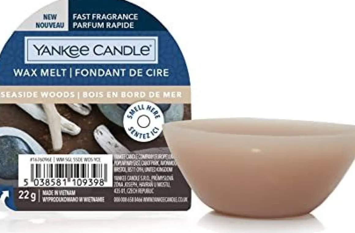 Yankee Candle Tart di Cera da Fondere-Seaside Woods: Candela Profumata