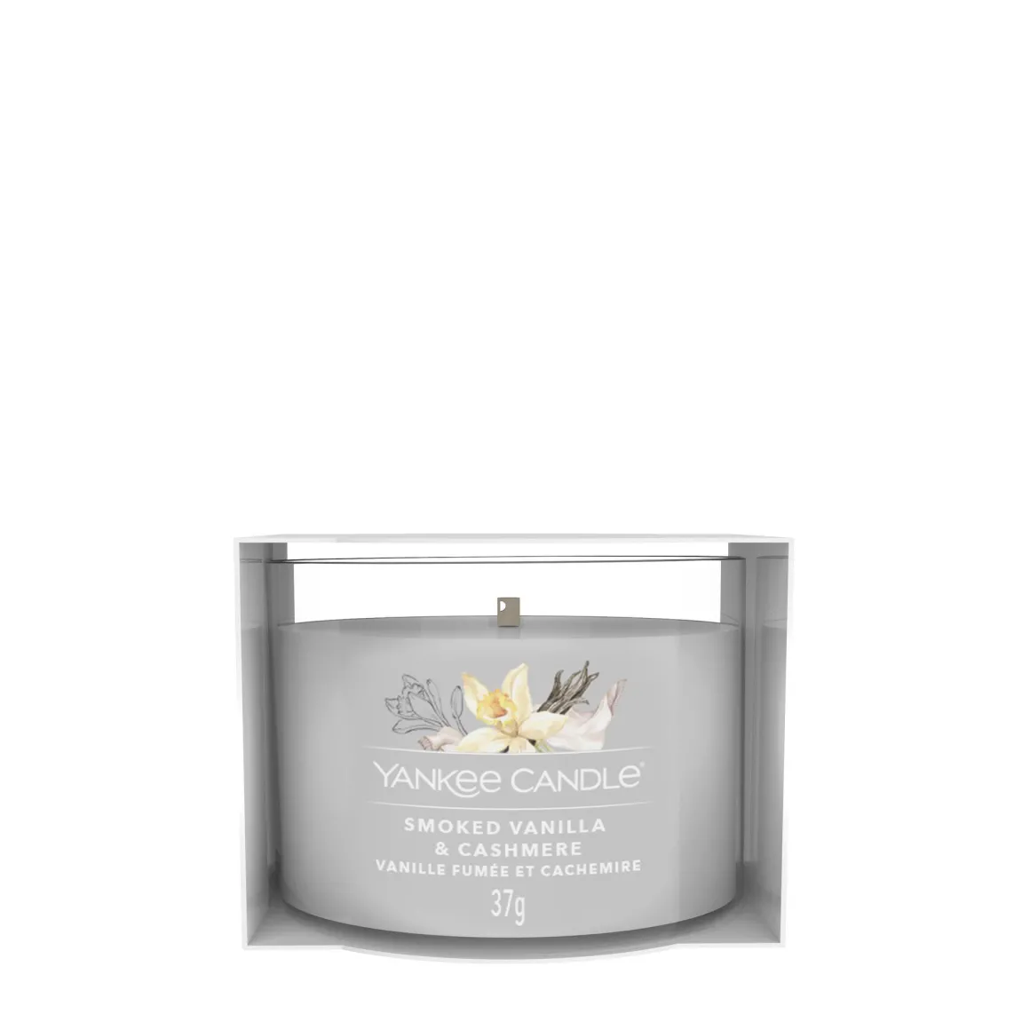 YANKEE CANDLE - CANDELA VOTIVE IN VETRO SMOKED VANILLA AND CASHMERE: vendita online YANKEE CANDLE - CANDELA VOTIVE IN VETRO SMOKED VANILLA AND CASHMERE in offerta