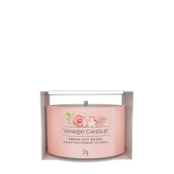 YANKEE CANDLE - CANDELA VOTIVE IN VETRO FRESH CUT ROSES: vendita online YANKEE CANDLE - CANDELA VOTIVE IN VETRO FRESH CUT ROSES in offerta