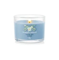 YANKEE CANDLE - CANDELA VOTIVE IN VETRO AZURE SKY: vendita online YANKEE CANDLE - CANDELA VOTIVE IN VETRO AZURE SKY in offerta