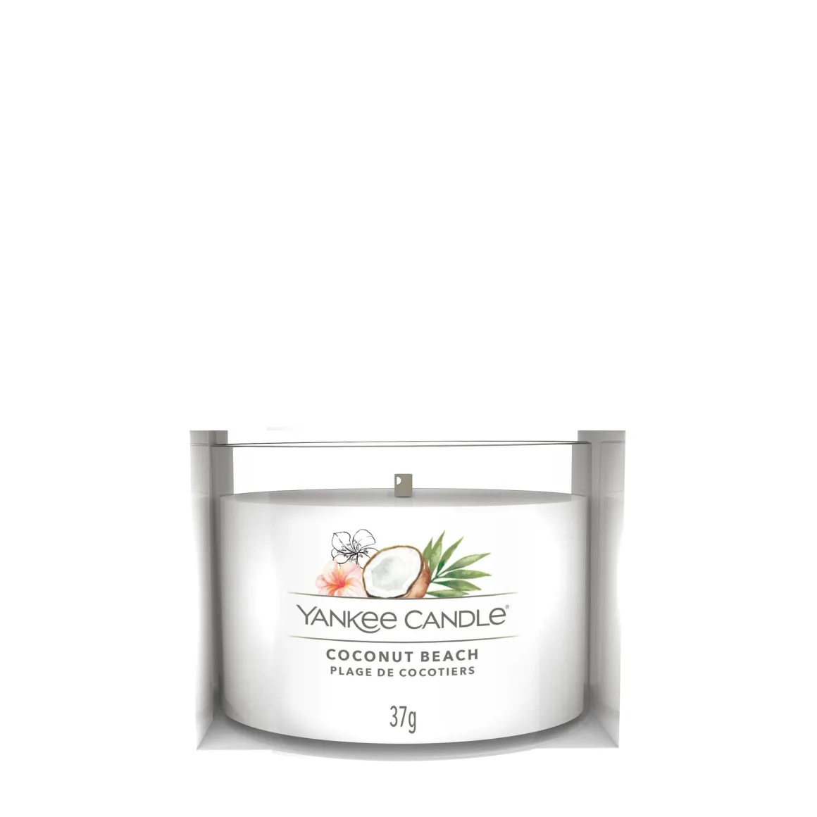 YANKEE CANDLE - CANDELA VOTIVE IN VETRO COCONUT BEACH: vendita online YANKEE CANDLE - CANDELA VOTIVE IN VETRO COCONUT BEACH in offerta