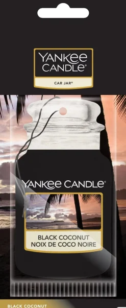 YANKEE CANDLE - CAR JAR BLACK COCONUT: vendita online YANKEE CANDLE - CAR JAR BLACK COCONUT in offerta