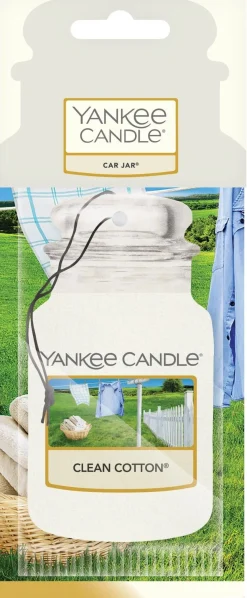 YANKEE CANDLE - CAR JAR CLEAN COTTON: vendita online YANKEE CANDLE - CAR JAR CLEAN COTTON in offerta