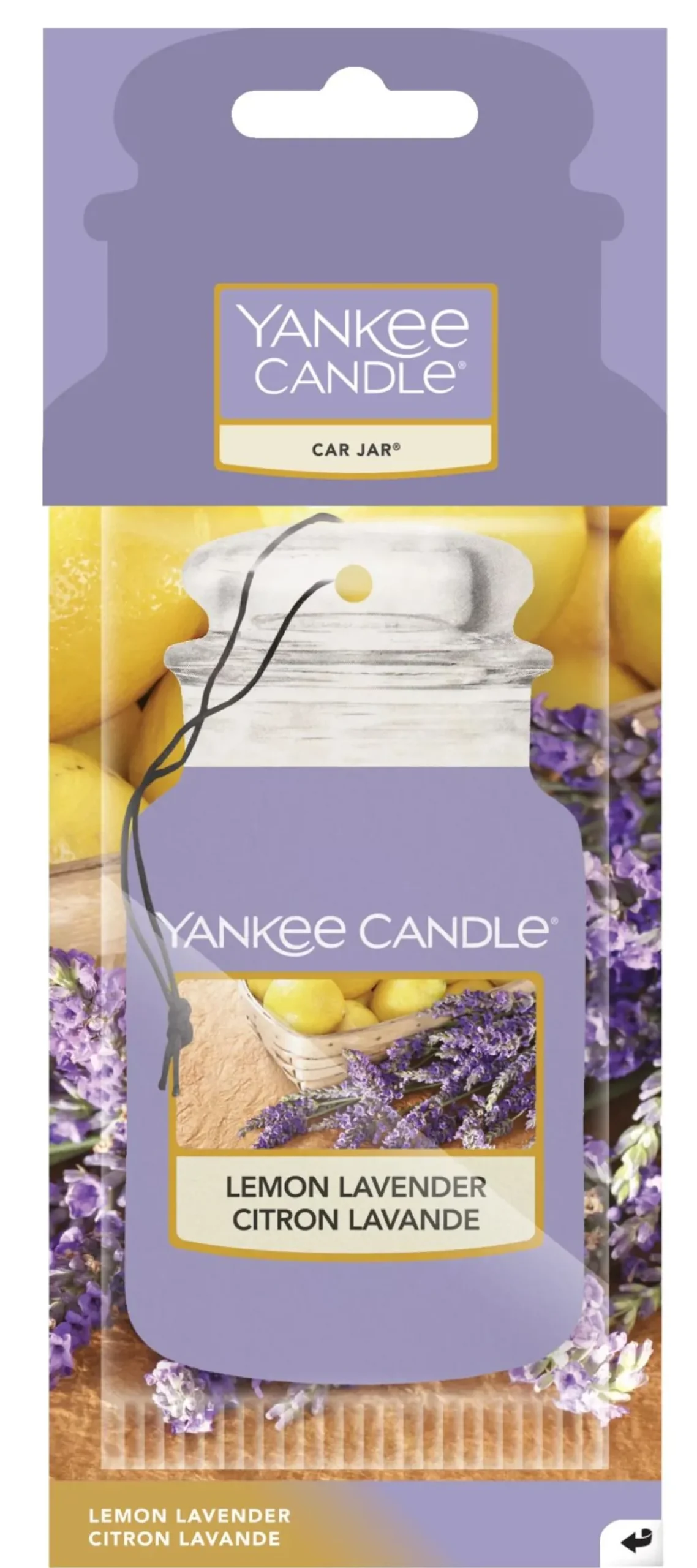 YANKEE CANDLE - CAR JAR LEMON LAVENDER: vendita online YANKEE CANDLE - CAR JAR LEMON LAVENDER in offerta