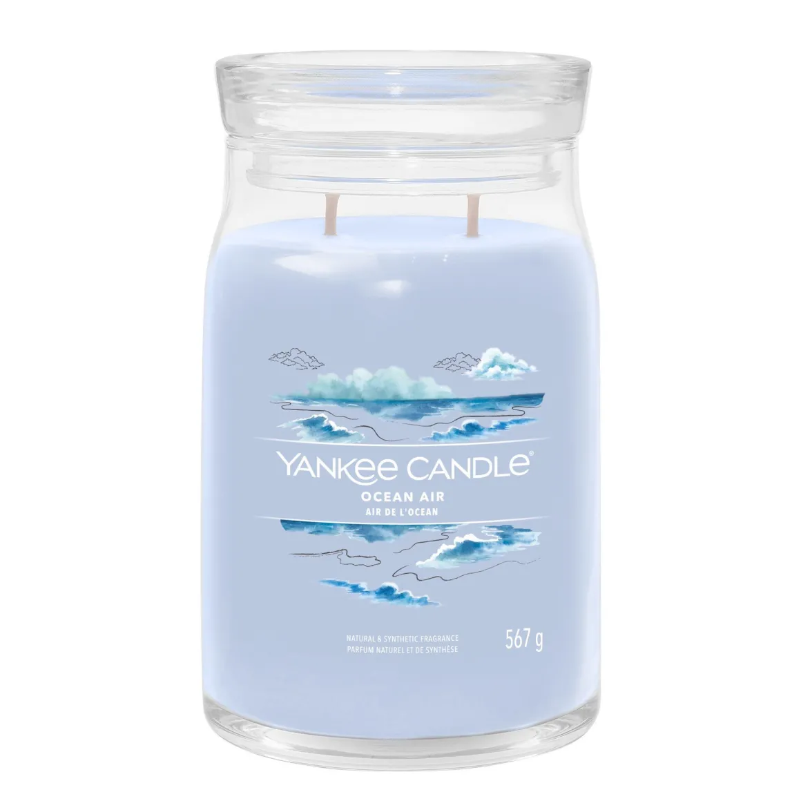 YANKEE CANDLE - GIARA GRANDE 2 STOPPINI OCEAN AIR: vendita online YANKEE CANDLE - GIARA GRANDE 2 STOPPINI OCEAN AIR in offerta