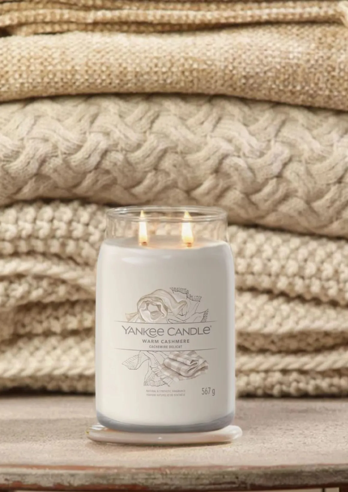 YANKEE CANDLE - GIARA GRANDE 2 STOPPINI WARM CASHMERE: vendita online YANKEE CANDLE - GIARA GRANDE 2 STOPPINI WARM CASHMERE in offerta