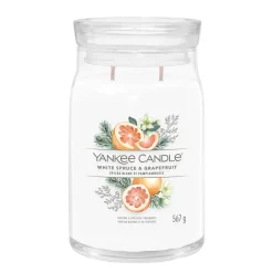 YANKEE CANDLE - GIARA GRANDE 2 STOPPINI WHITE SPUCE AND GRAPEFRUIT: vendita online YANKEE CANDLE - GIARA GRANDE 2 STOPPINI WHITE SPUCE AND GRAPEFRUIT in offerta