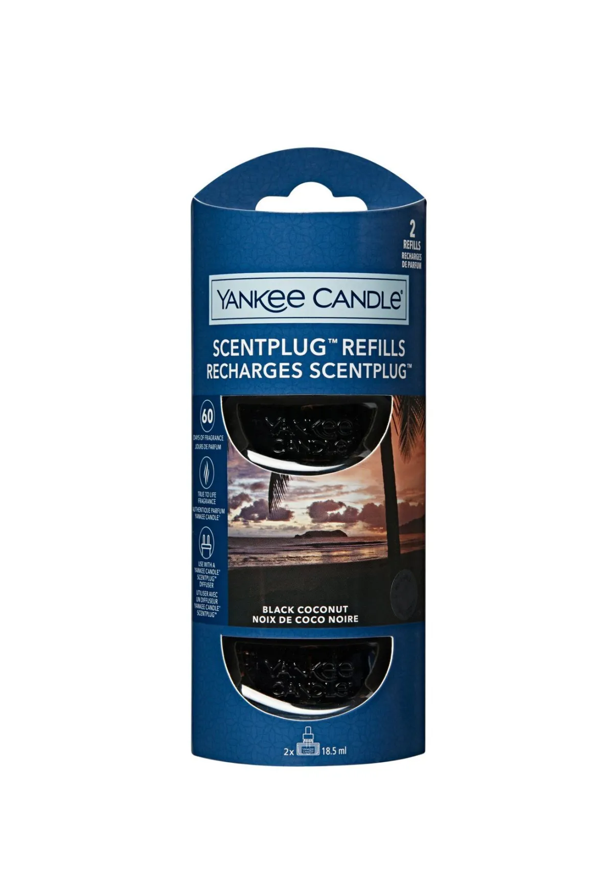 YANKEE CANDLE - SET 2 RICARICHE SCENTPLUG BLACK COCONUT: vendita online YANKEE CANDLE - SET 2 RICARICHE SCENTPLUG BLACK COCONUT in offerta