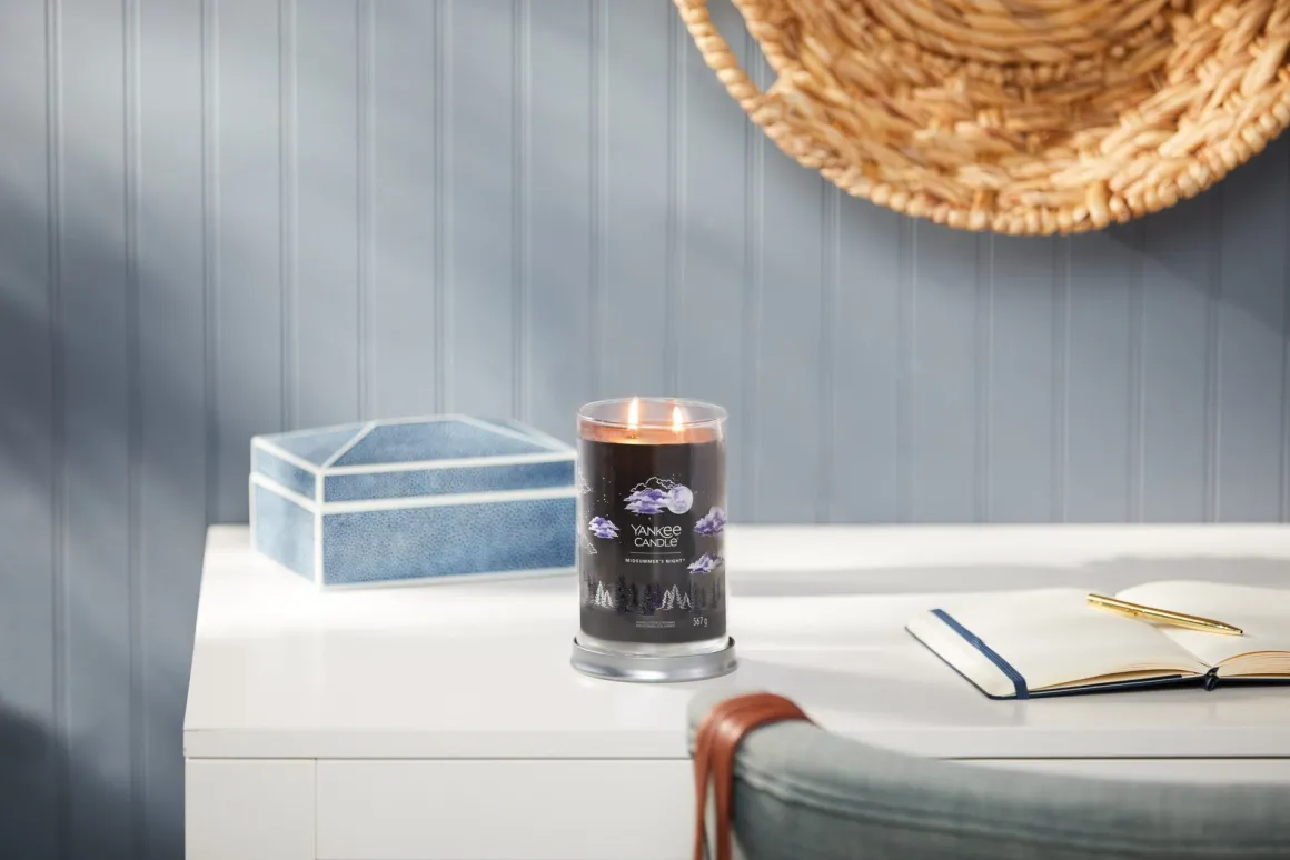 YANKEE CANDLE - TUMBLER GRANDE 2 STOPPINI MIDSUMMERS NIGHT: vendita online YANKEE CANDLE - TUMBLER GRANDE 2 STOPPINI MIDSUMMERS NIGHT in offerta