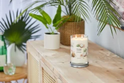 YANKEE CANDLE - TUMBLER GRANDE 2 STOPPINI COCONUT BEACH: vendita online YANKEE CANDLE - TUMBLER GRANDE 2 STOPPINI COCONUT BEACH in offerta