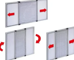 ZANZARIERA ESTENSIBILE BIANCA LINEA STANDARD TELESIO 50X40CM : vendita online ZANZARIERA ESTENSIBILE BIANCA LINEA STANDARD TELESIO 50X40CM in offerta