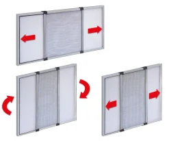 ZANZARIERA ESTENSIBILE BIANCA LINEA STANDARD TELESIO 70X50CM : vendita online ZANZARIERA ESTENSIBILE BIANCA LINEA STANDARD TELESIO 70X50CM in offerta